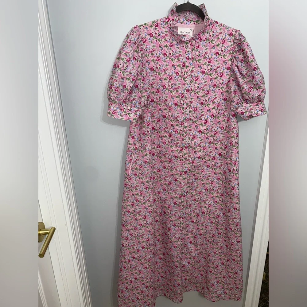 Tuckernuck Pink Floral Long Sleeve Dress - Picture 3 of 3